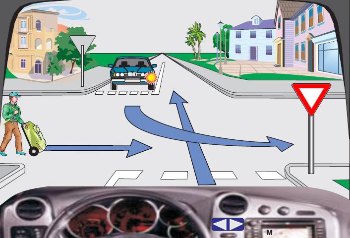 Si duhet të jetë radhitja e kalimit në këtë kryqëzim?